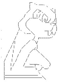 ミルホッグのアスキーアート画像
