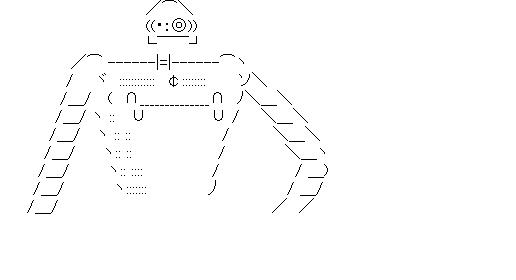 ロボット兵　4のアスキーアート画像