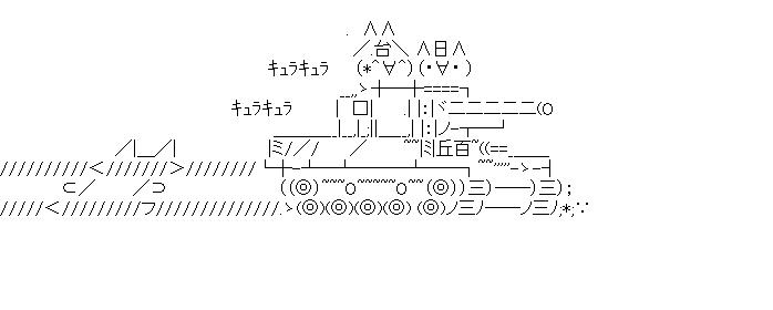 ワナーの戦車のアスキーアート画像