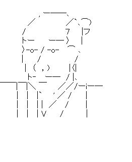 織田信長のアスキーアート画像