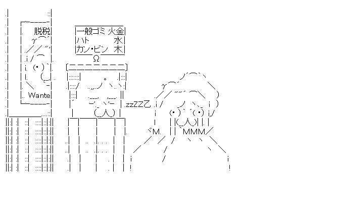 菅と鳩山のアスキーアート画像