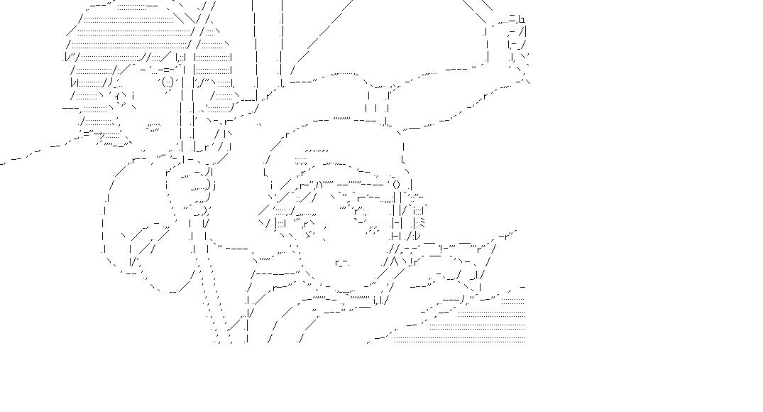 シータ　パズー　4のアスキーアート画像
