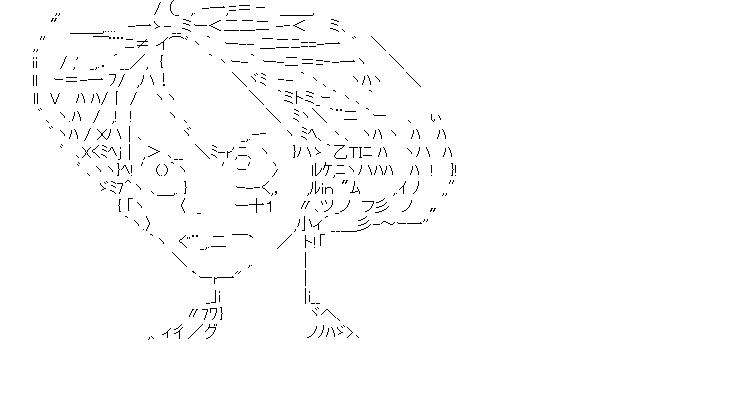 ルフィ2のアスキーアート画像