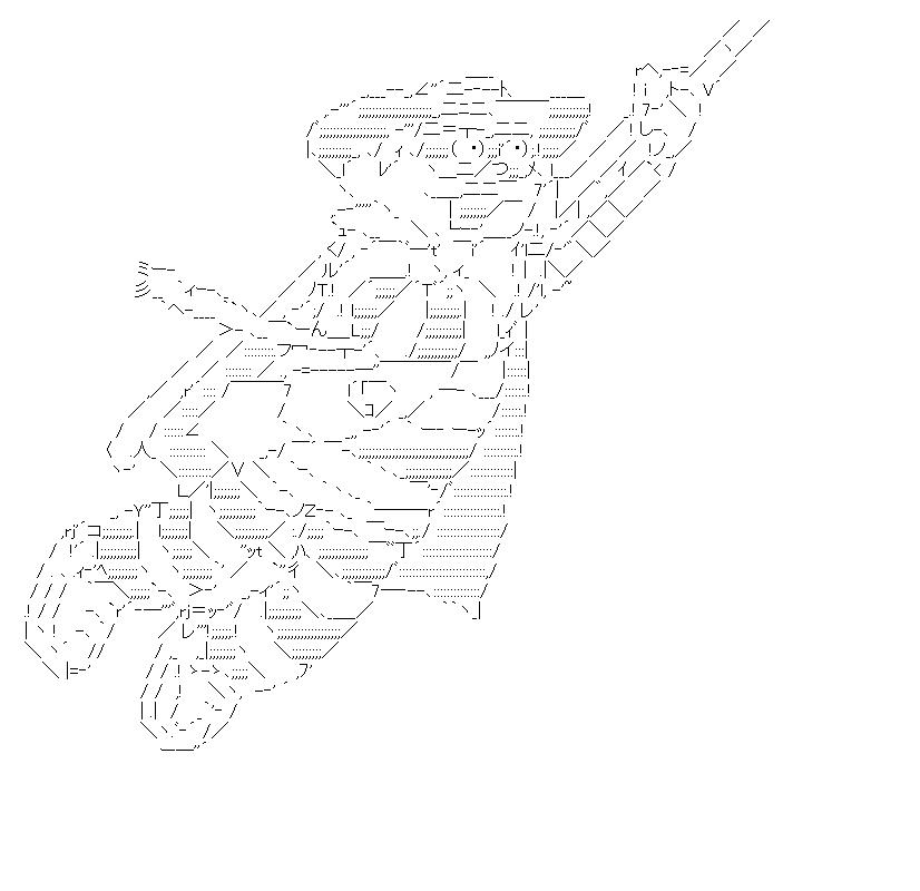 ハンバーグラー3のアスキーアート画像