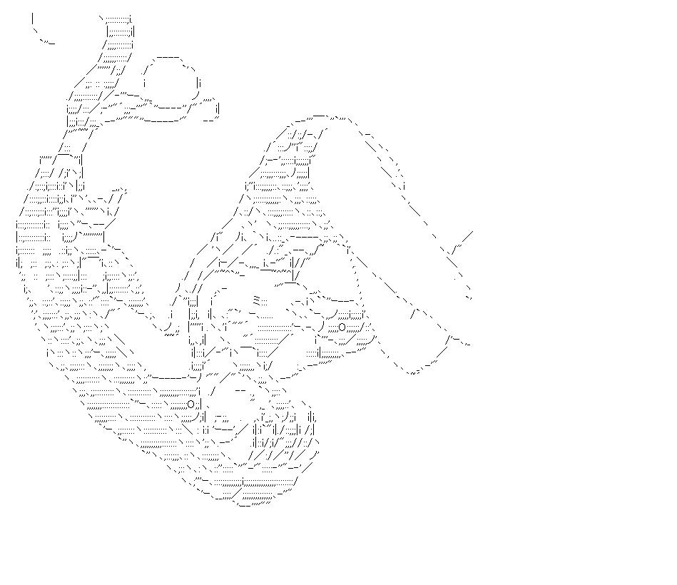 ＦＦ７　ティファ・ロックハートのアスキーアート画像