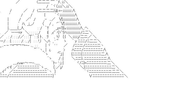 リズベット＆キリト　2のアスキーアート画像