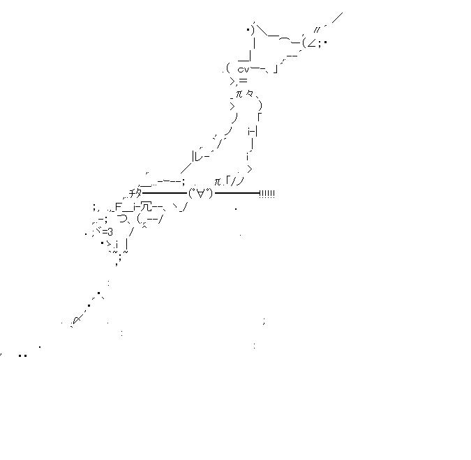日本地図　チターのアスキーアート画像