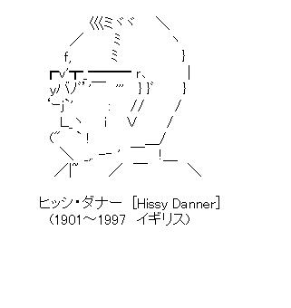 ヒッシ・ダナー　[Hissy Danner]のアスキーアート画像
