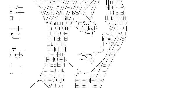ニコロビン3のアスキーアート画像