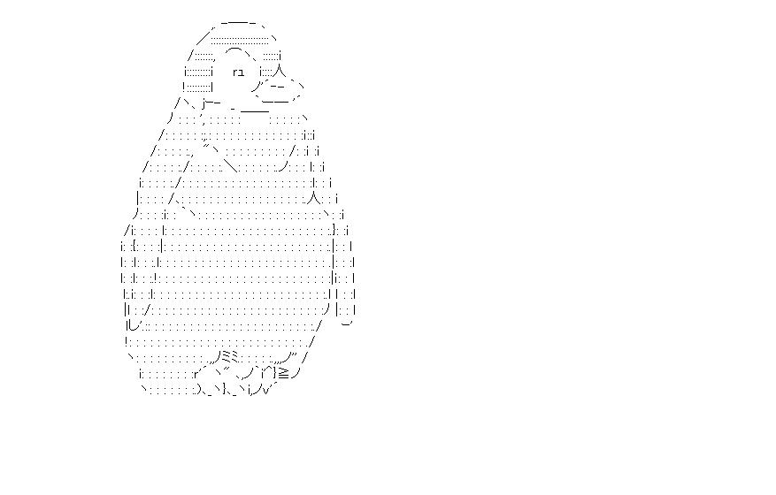 ペンギンのアスキーアート画像