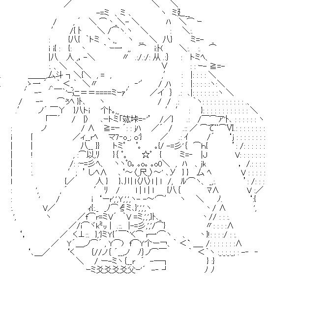 星井美希　7のアスキーアート画像
