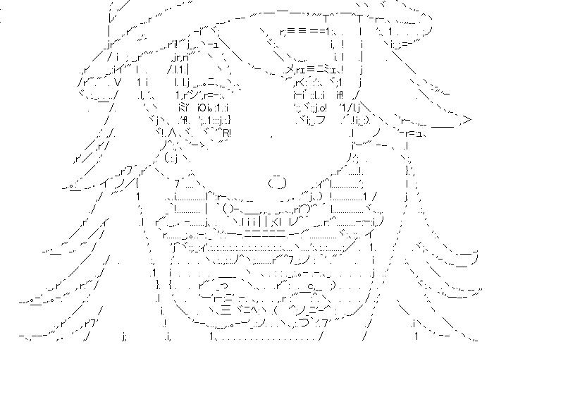 星井美希　2のアスキーアート画像