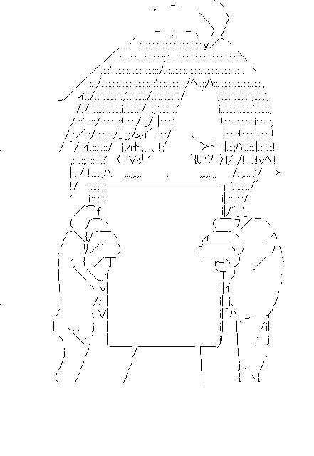菊地真　3のアスキーアート画像