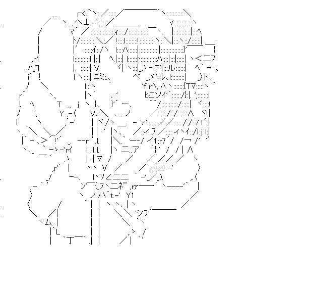 涼宮ハルヒ9のアスキーアート画像