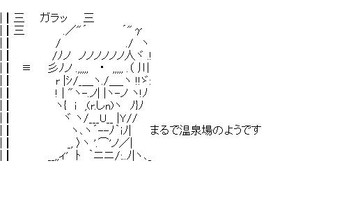 筑紫哲也のアスキーアート画像