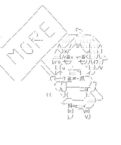 リズベット　メッセージボードのアスキーアート画像