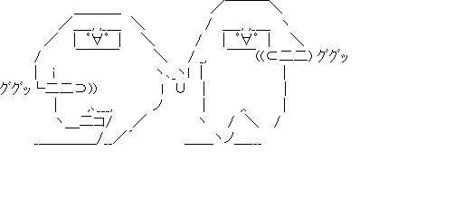 ググッ３のアスキーアート画像