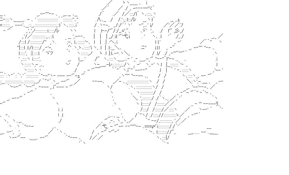 シータ　パズー　5のアスキーアート画像