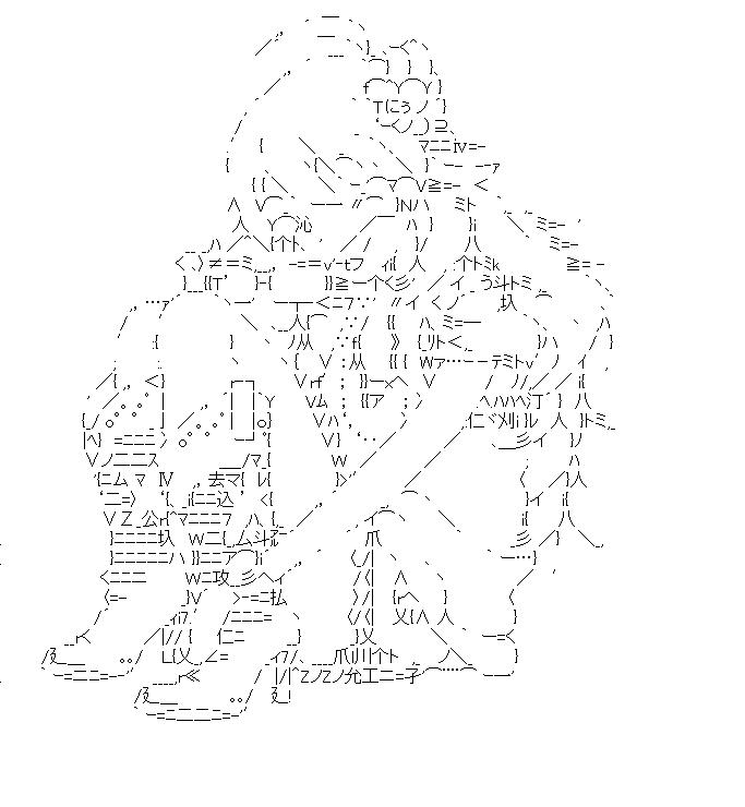 星井美希　5のアスキーアート画像