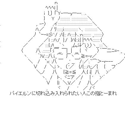 安城鳴子　8のアスキーアート画像