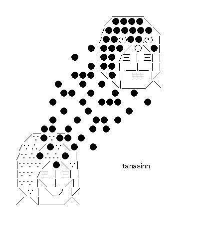 tanasinn　分裂のアスキーアート画像